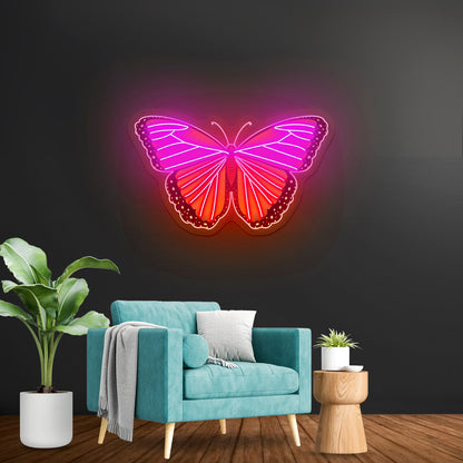 Butterfly Aesthetic Vsco Neon Signs for wall art