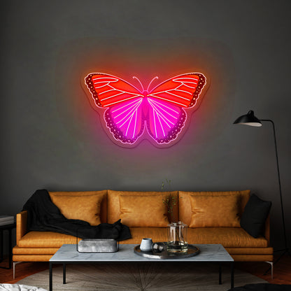 Butterfly Aesthetic Vsco Neon Signs for wall art