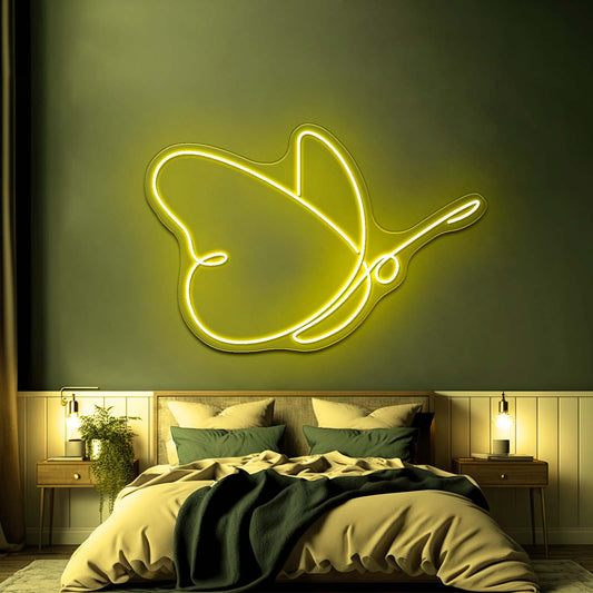 Butterfly led neon sign