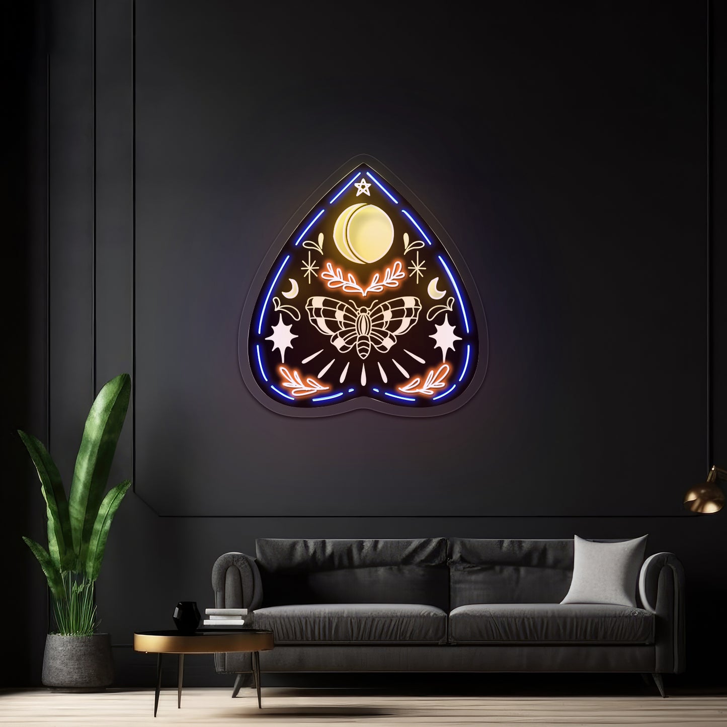 Butterfly Moon Neon Signs