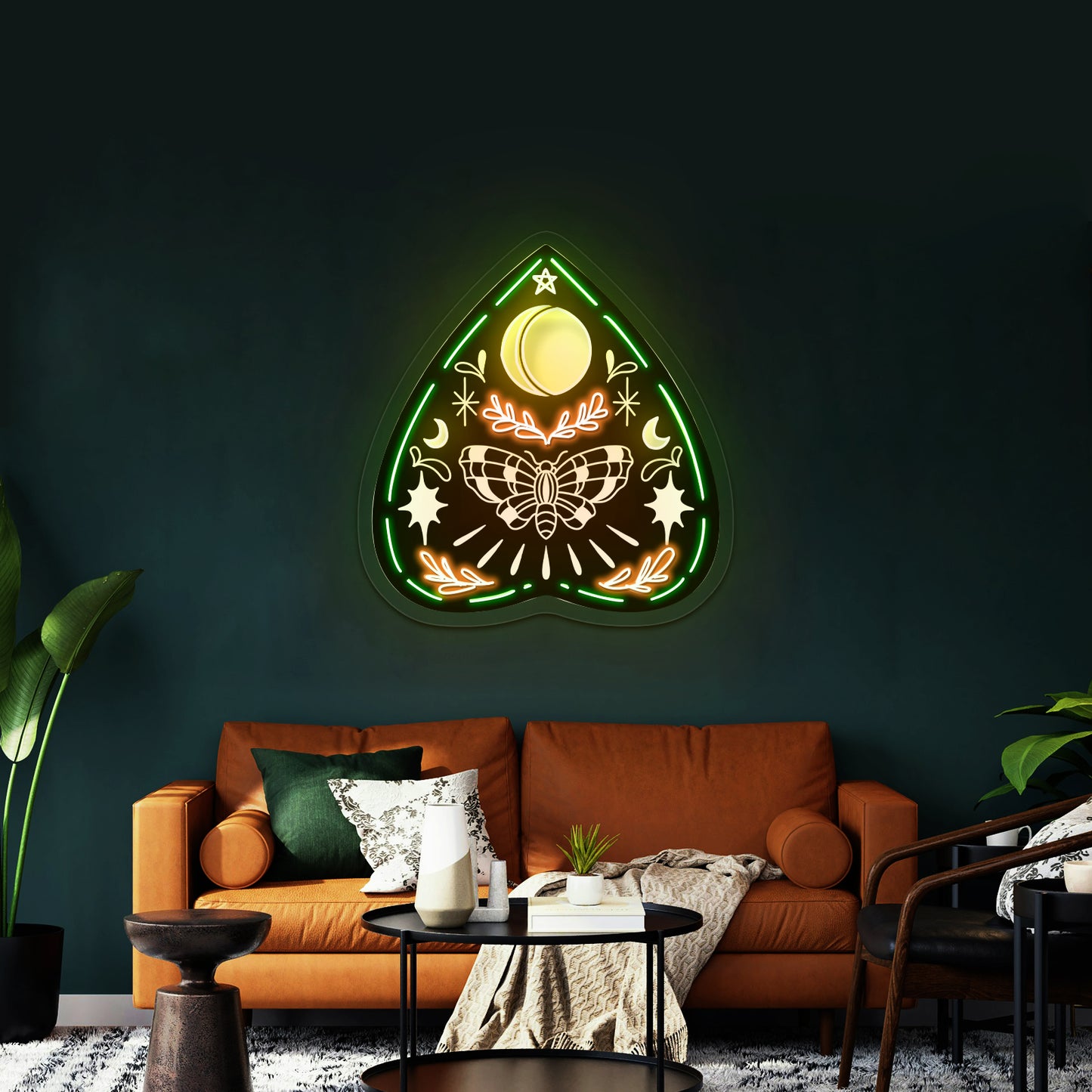 Butterfly Moon Neon Signs