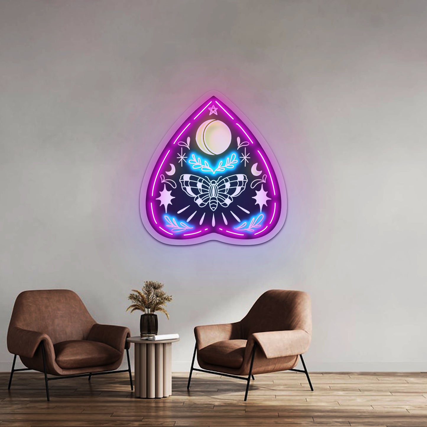 Butterfly Moon Neon Signs