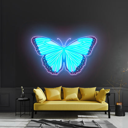 Butterfly Multi Color Aesthetic Neon Signs