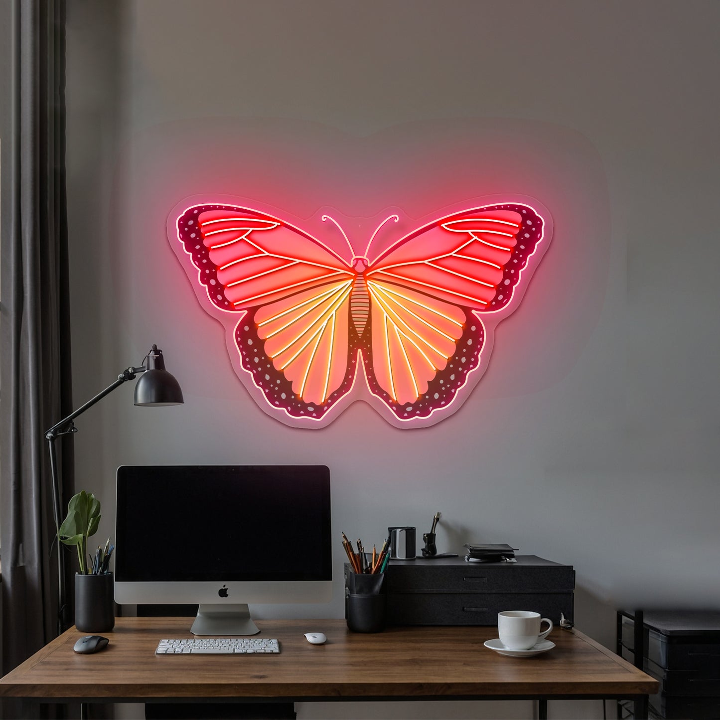 Butterfly Multi Color Aesthetic Neon Signs