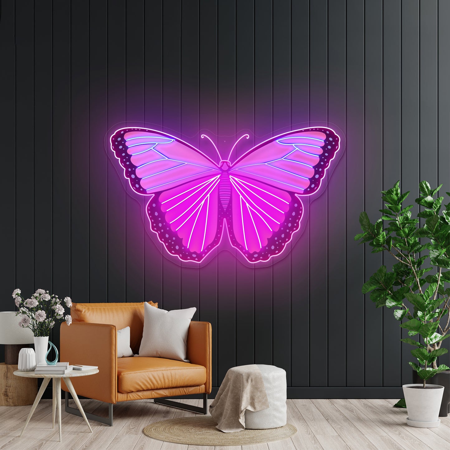 Butterfly Multi Color Aesthetic Neon Signs