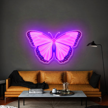 Butterfly Multi Color Aesthetic Neon Signs