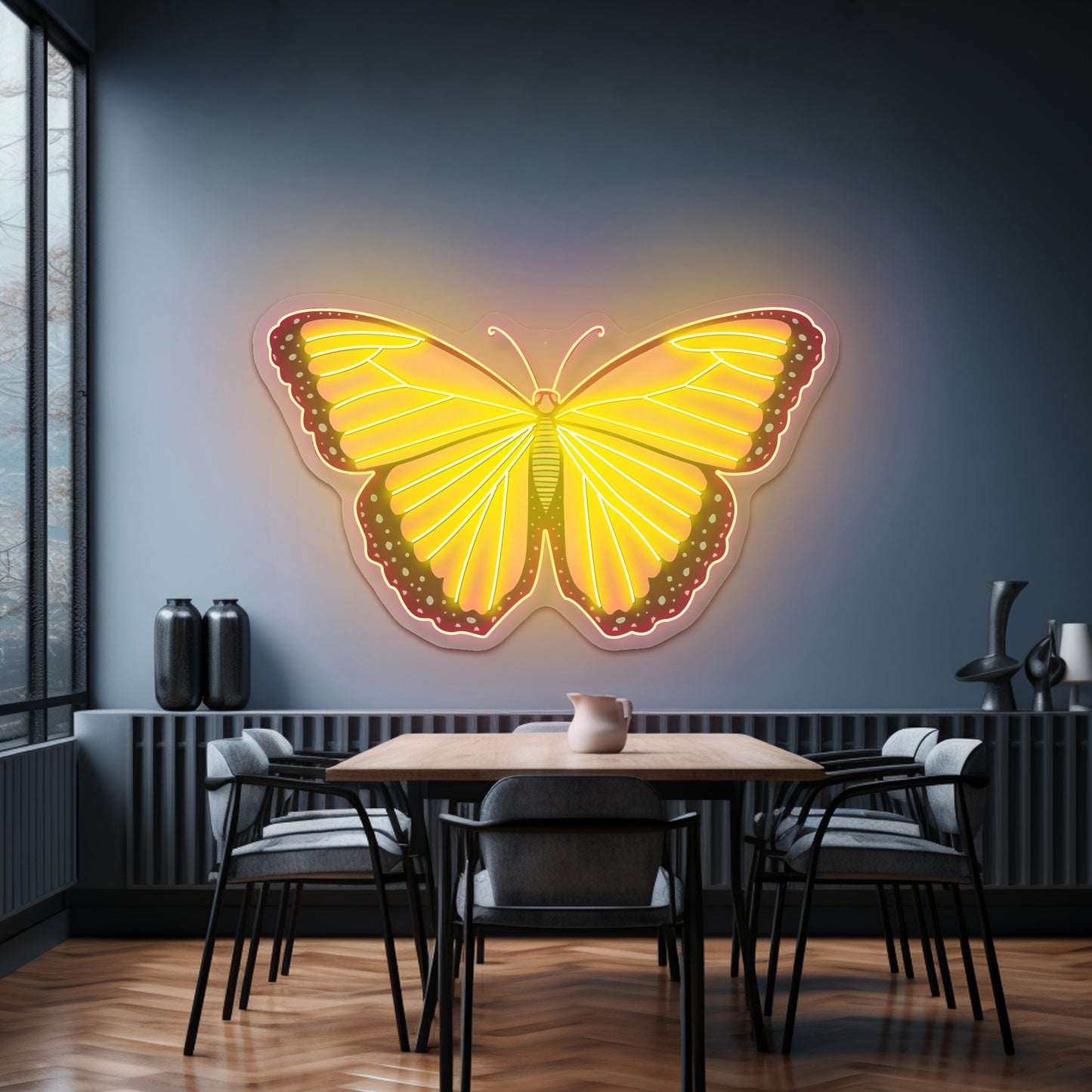 Butterfly Multi Color Aesthetic Neon Signs