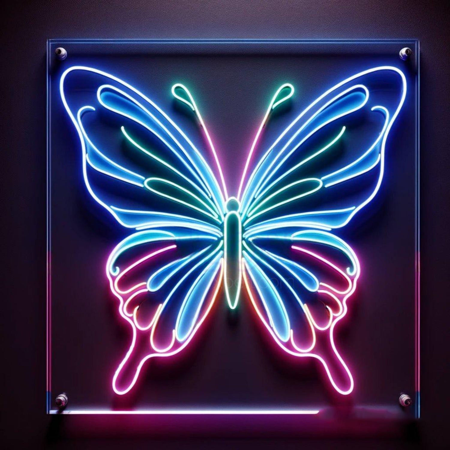 Butterfly Multicolor Gradient Led Neon Sign For Home And Cafe Decor | Shineneon