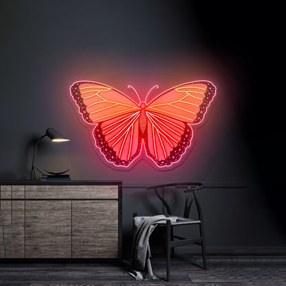 Butterfly Multicolor Painting Neon Signs - Shineneon