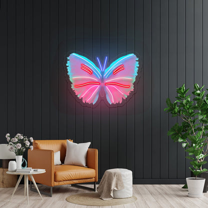 Butterfly Multicolor Painting Neon Signs - Shineneon