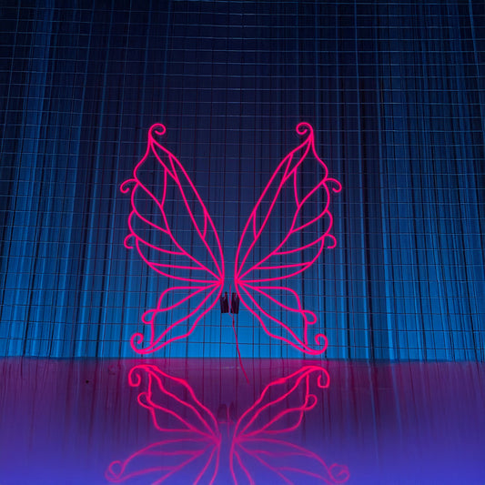 Butterfly Neon Sign Fairy Angel Wings Led Sign