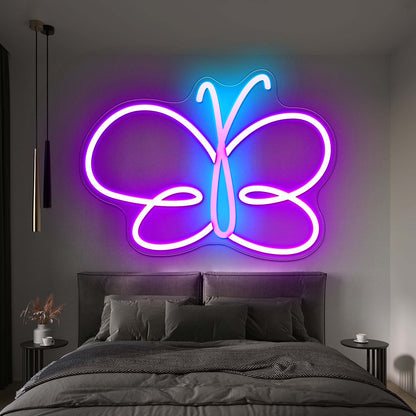 Butterfly Tie Dye Aesthetic Neon Signs - Shineneon
