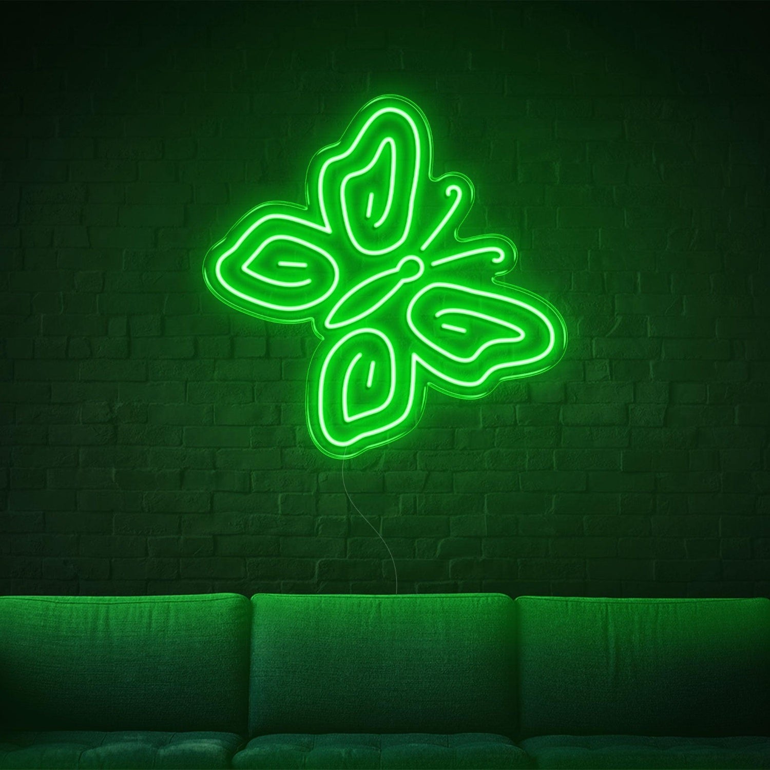Butterfly White Led Neon Sign For Modern Indoor Wall Art | Shineneon