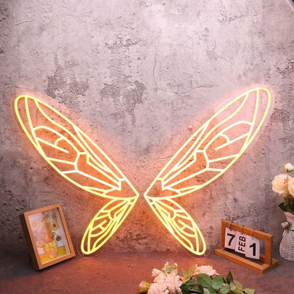 Butterfly Wings Orange Custom Led Neon Sign - Shineneon