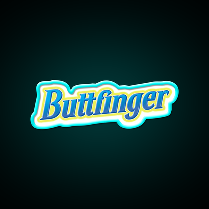 Buttfinger Man Cave Bar Led Neon Sign Rgb Color - Size and dimension reference