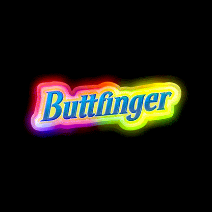 Buttfinger Man Cave Bar Led Neon Sign Rgb Color - LED neon sign close-up detail