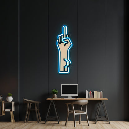 Buttfinger Wall Artwork Neon Signs