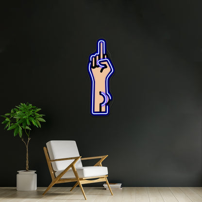 Buttfinger Wall Artwork Neon Signs