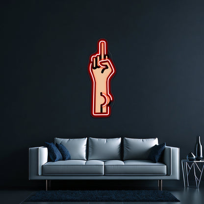 Buttfinger Wall Artwork Neon Signs