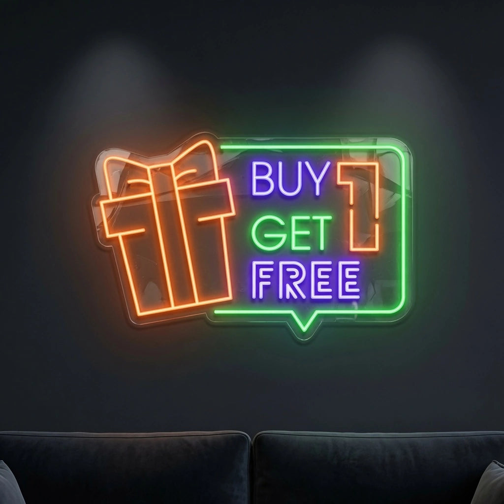 Buy 1 Get 1 Free LED Neon Sign - 01 Original Product Image