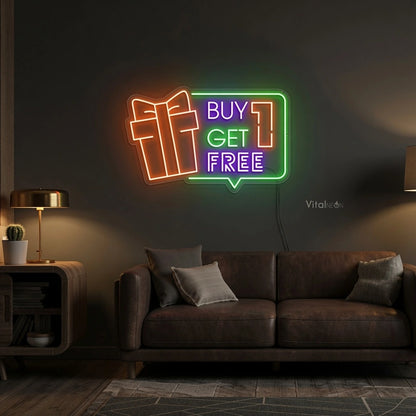 Buy 1 Get 1 Free LED Neon Sign - 03 Real Lifestyle Scene