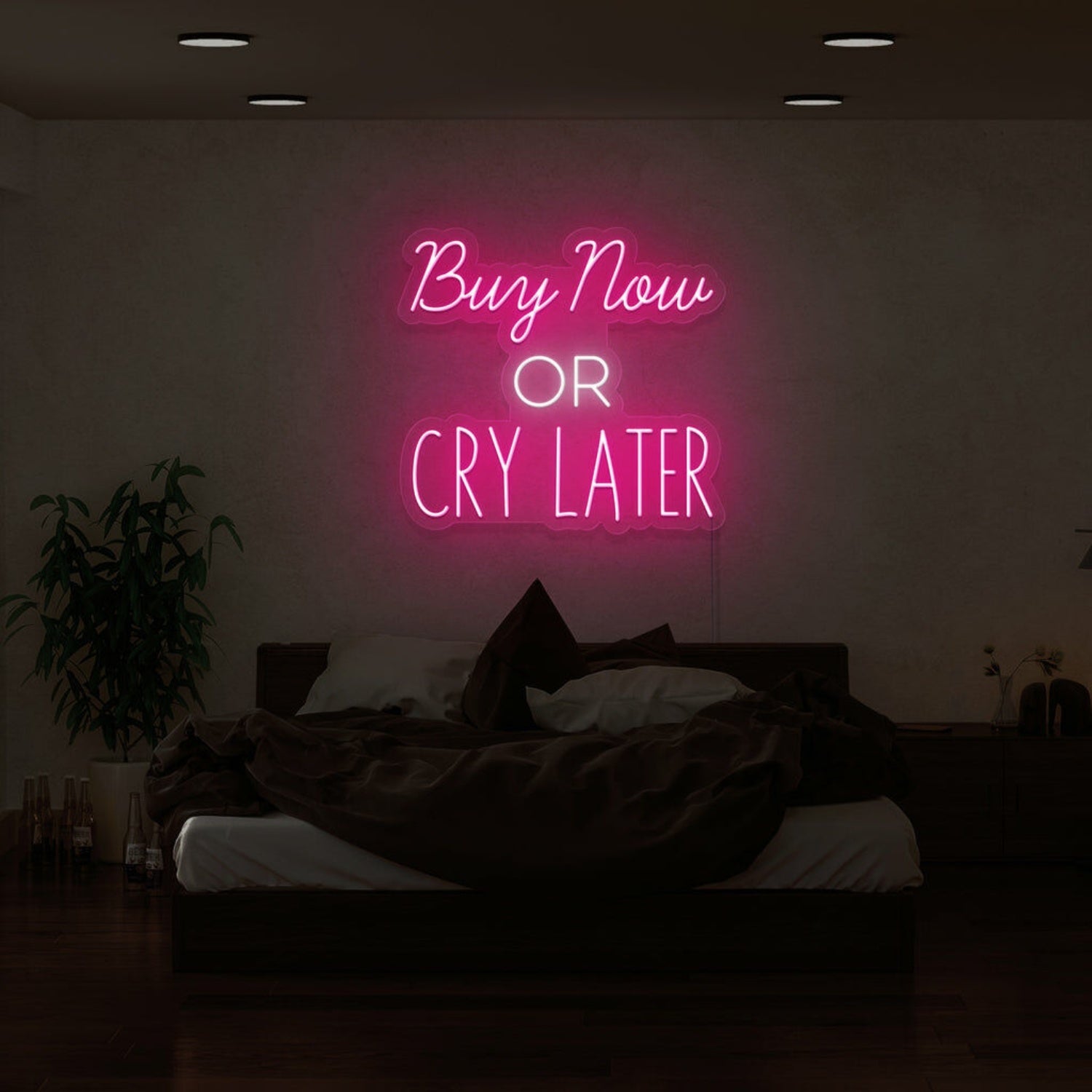 Buy Now Cry Later Led Neon Sign - Shineneon