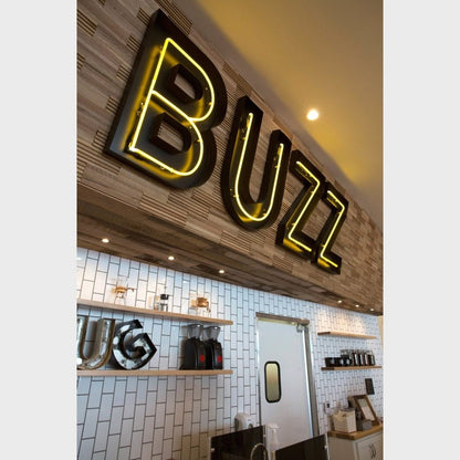 Buzz 3D Backlit Channel Letters Led Light Sign - Shineneon