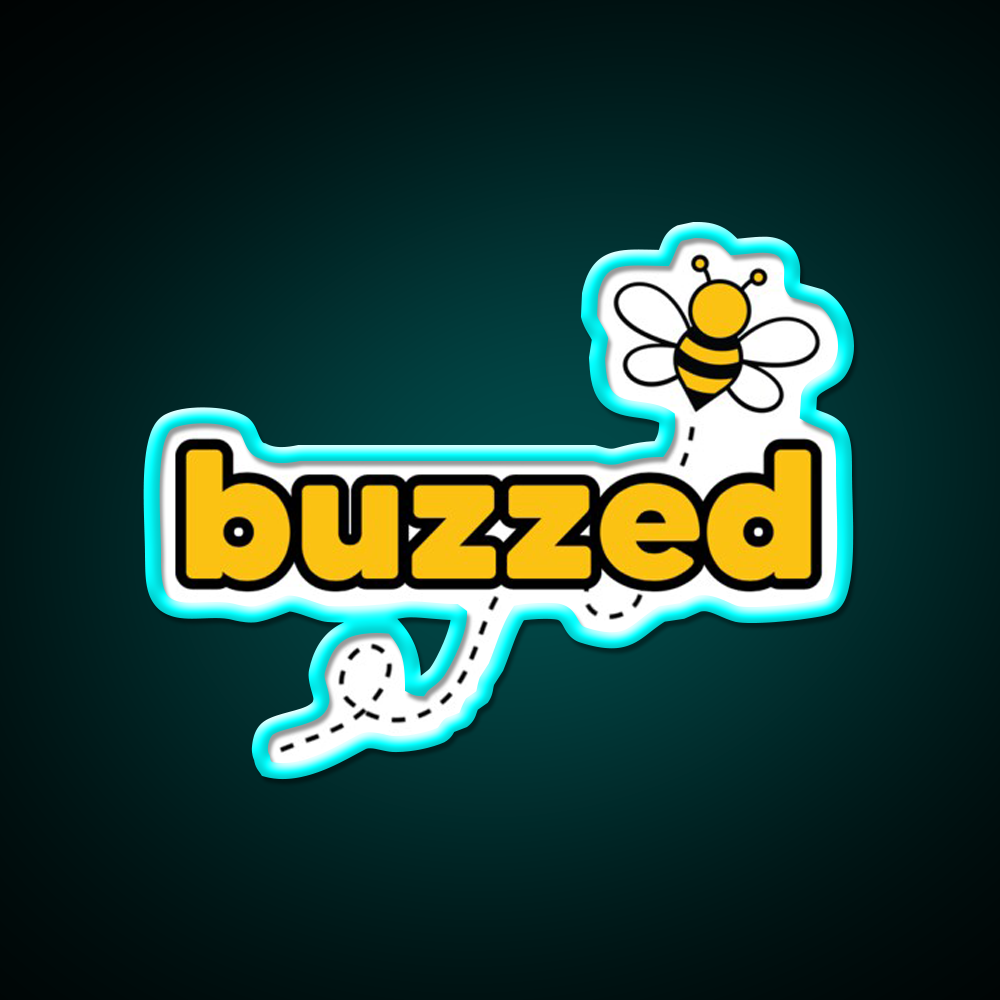 Buzzed Beer Bar Decor Led Neon Sign Rgb Color