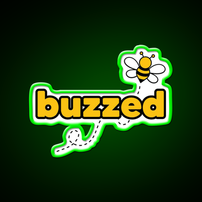 Buzzed Beer Bar Decor Led Neon Sign Rgb Color