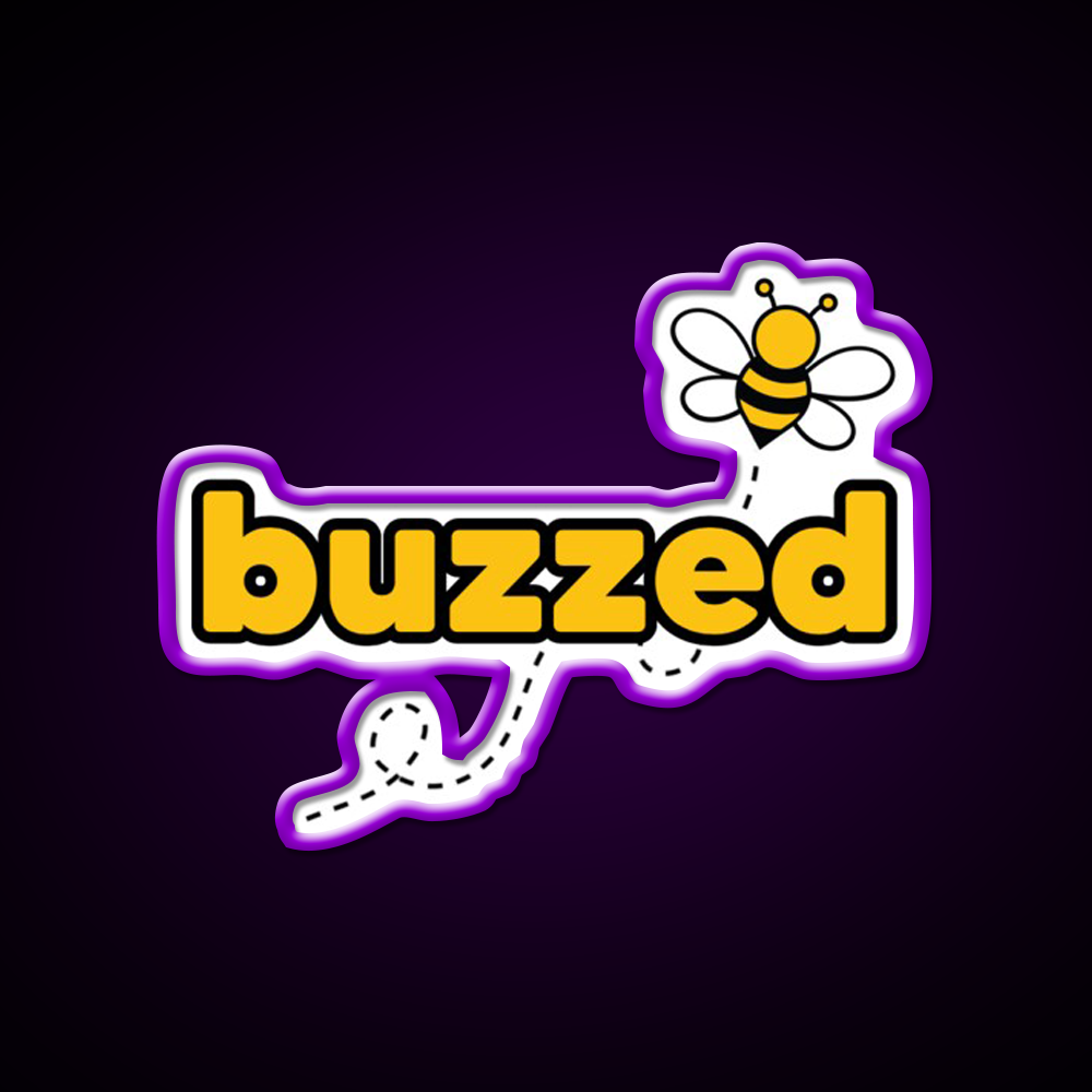 Buzzed Beer Bar Decor Led Neon Sign Rgb Color