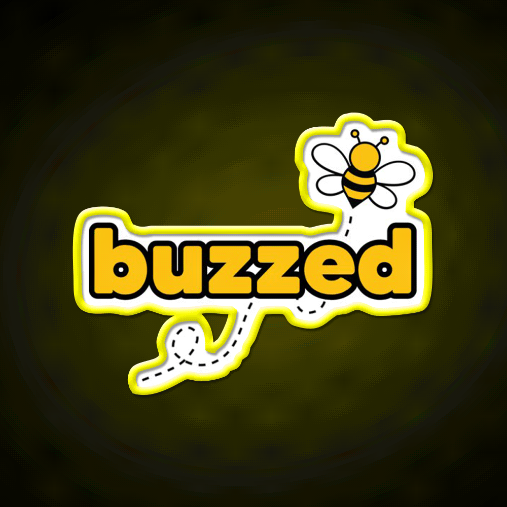 Buzzed Beer Bar Decor Led Neon Sign Rgb Color