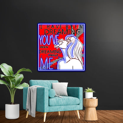 By Your Hand Los Campesinos Fan Art Wall Artwork Neon Signs