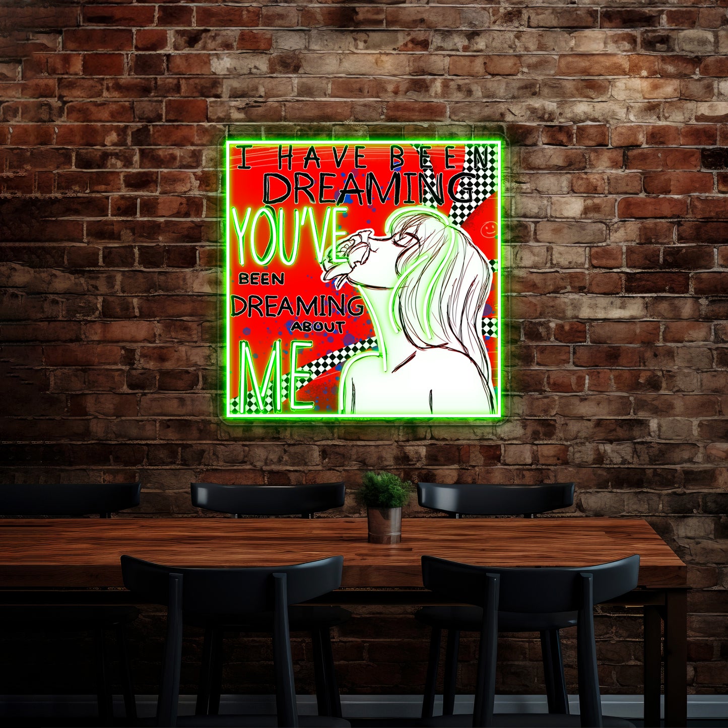 By Your Hand Los Campesinos Fan Art Wall Artwork Neon Signs