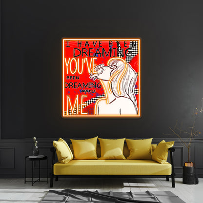 By Your Hand Los Campesinos Fan Art Wall Artwork Neon Signs