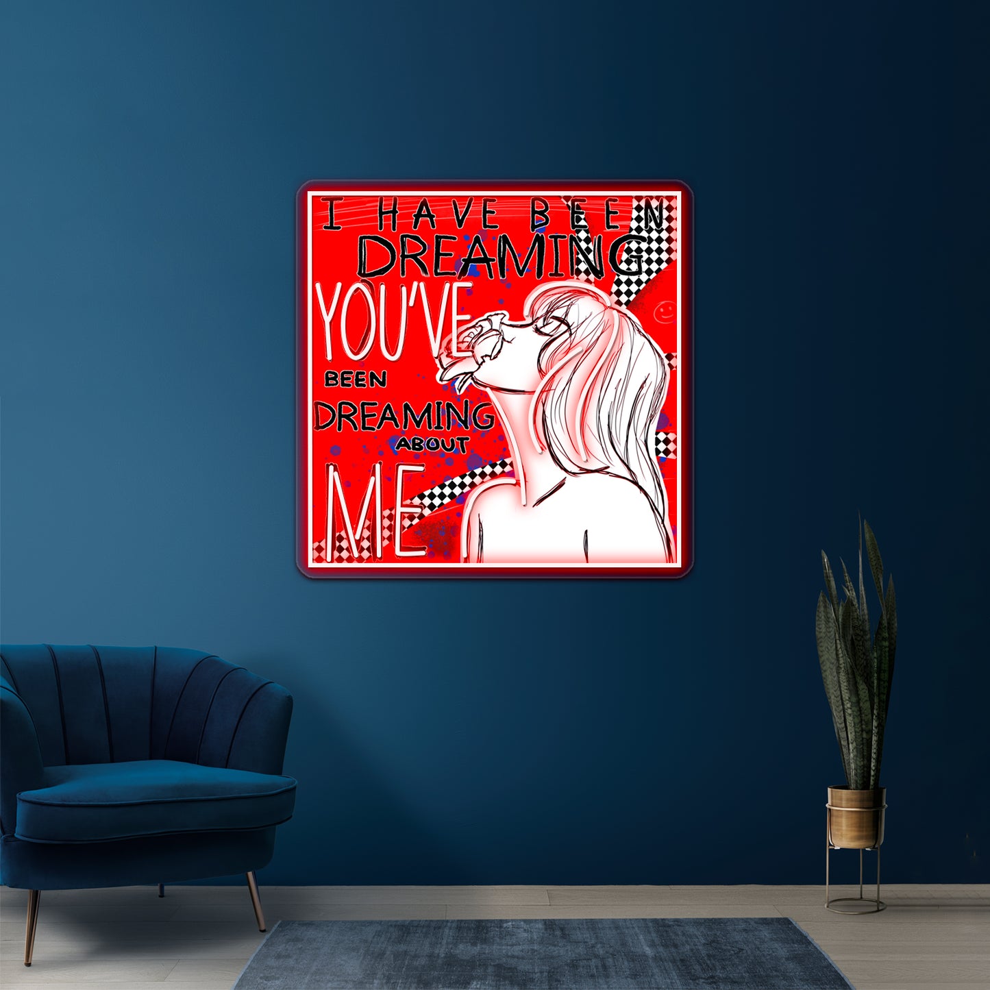 By Your Hand Los Campesinos Fan Art Wall Artwork Neon Signs