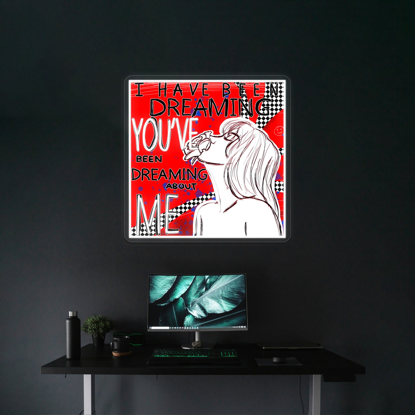 By Your Hand Los Campesinos Fan Art Wall Artwork Neon Signs