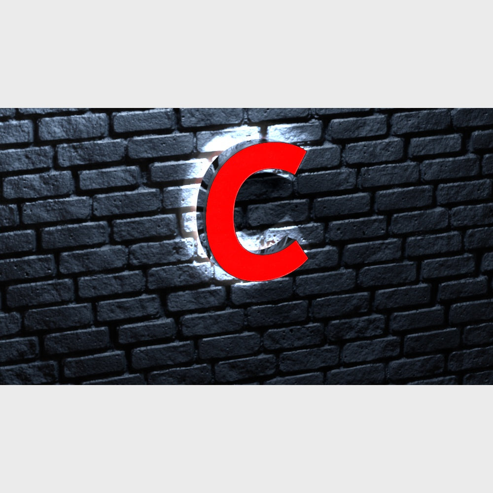 C 3D Frontlit And Backlit Channel Letter Led Light Sign