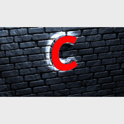 C 3D Frontlit And Backlit Channel Letter Led Light Sign