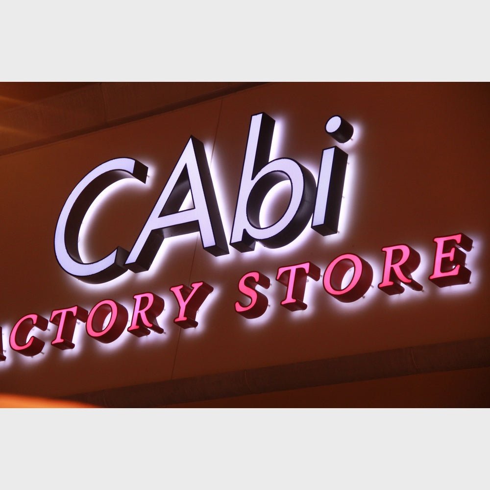 Cabi Actory Store 3D Frontlit And Backlit Channel Letter Led Light Sign - Shineneon
