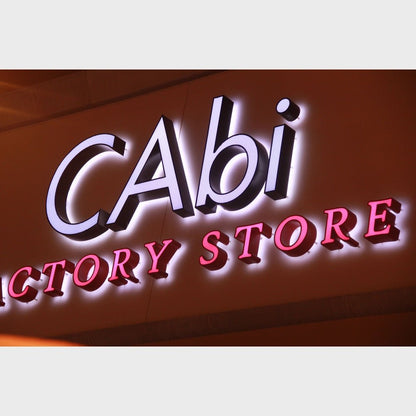 Cabi Actory Store 3D Frontlit And Backlit Channel Letter Led Light Sign - Shineneon