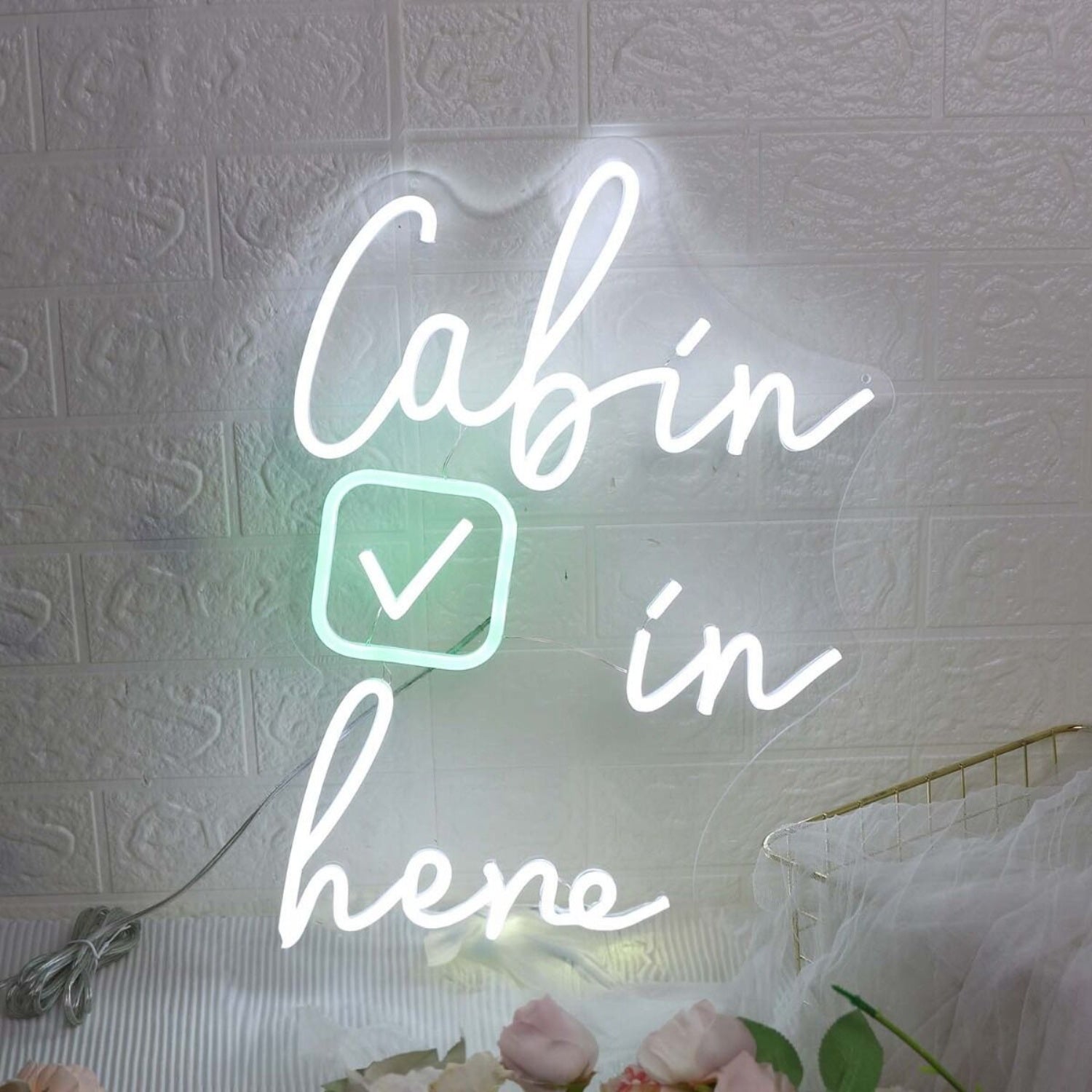 Cabin In Here Custom Led Neon Sign | Shineneon