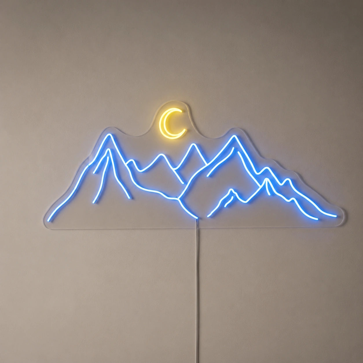 Cabin Moon Mountain Neon Sign LED Neon Sign main product image