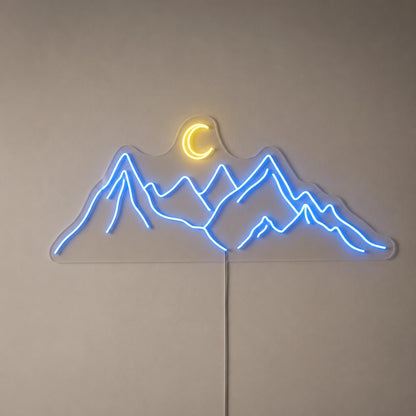 Cabin Moon Mountain Neon Sign LED Neon Sign main product image