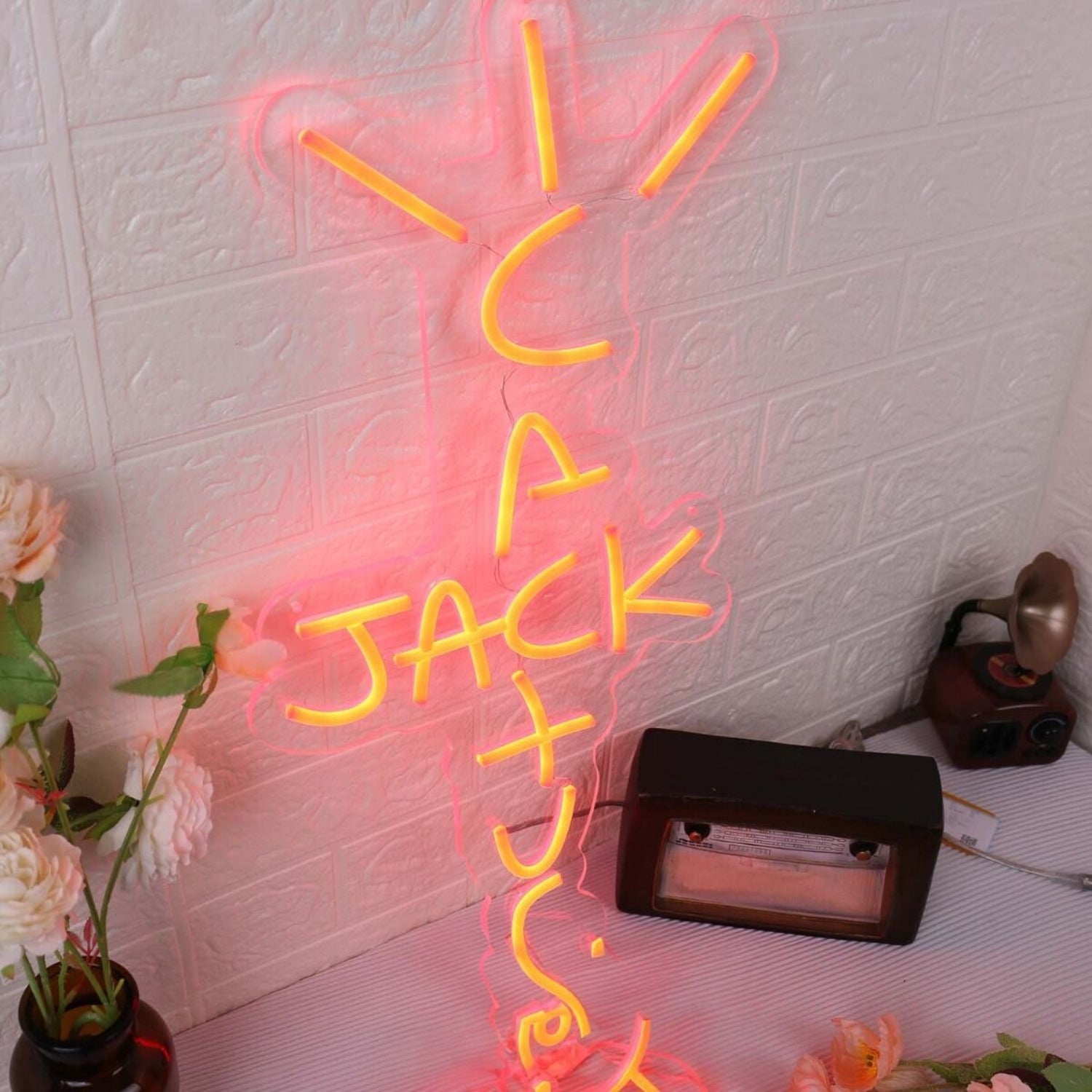 Cactus Jack Red Led Neon Sign - Shineneon