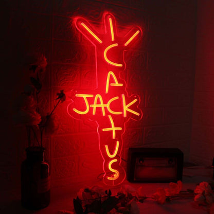 Cactus Jack Red Led Neon Sign - Shineneon