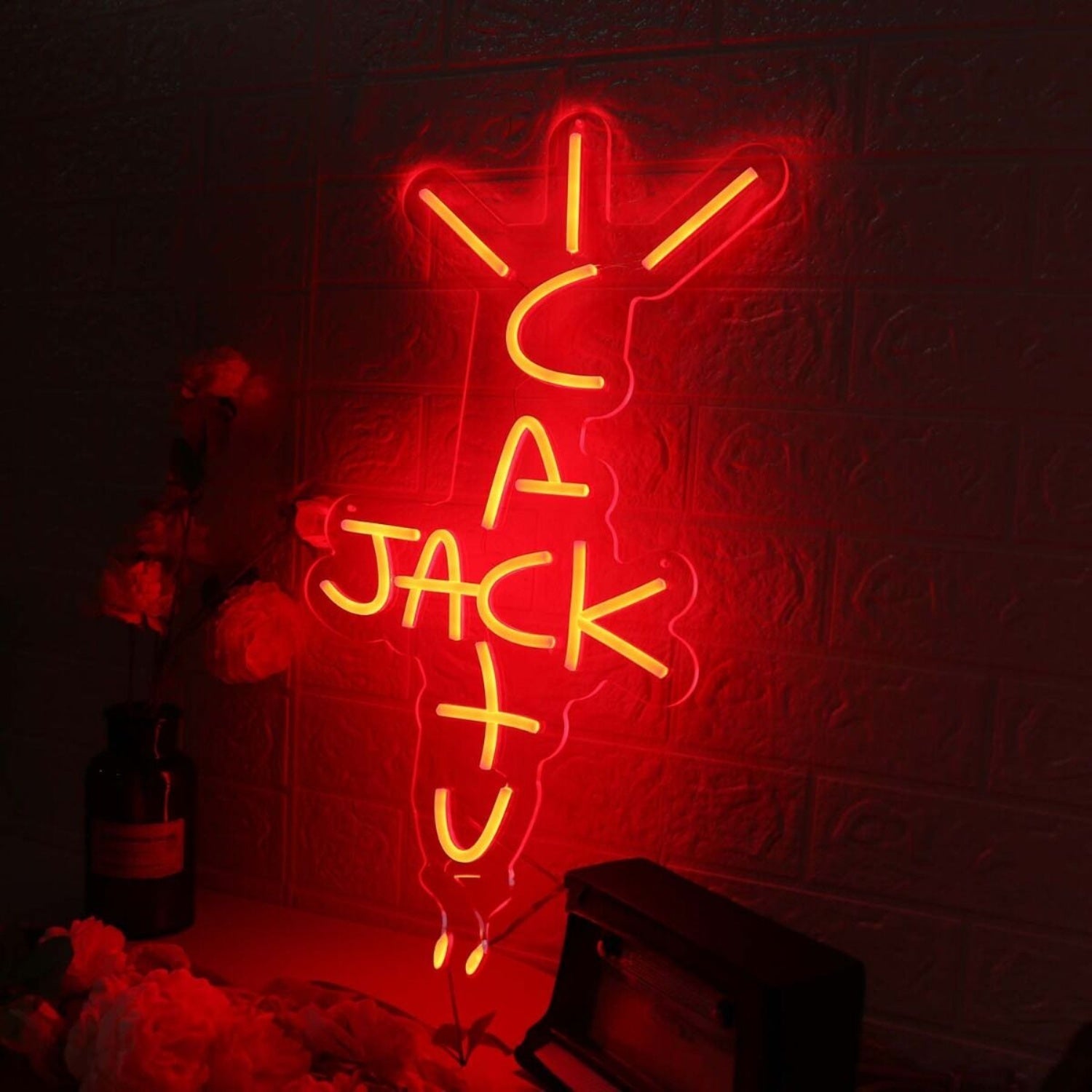 Cactus Jack Red Led Neon Sign - Shineneon