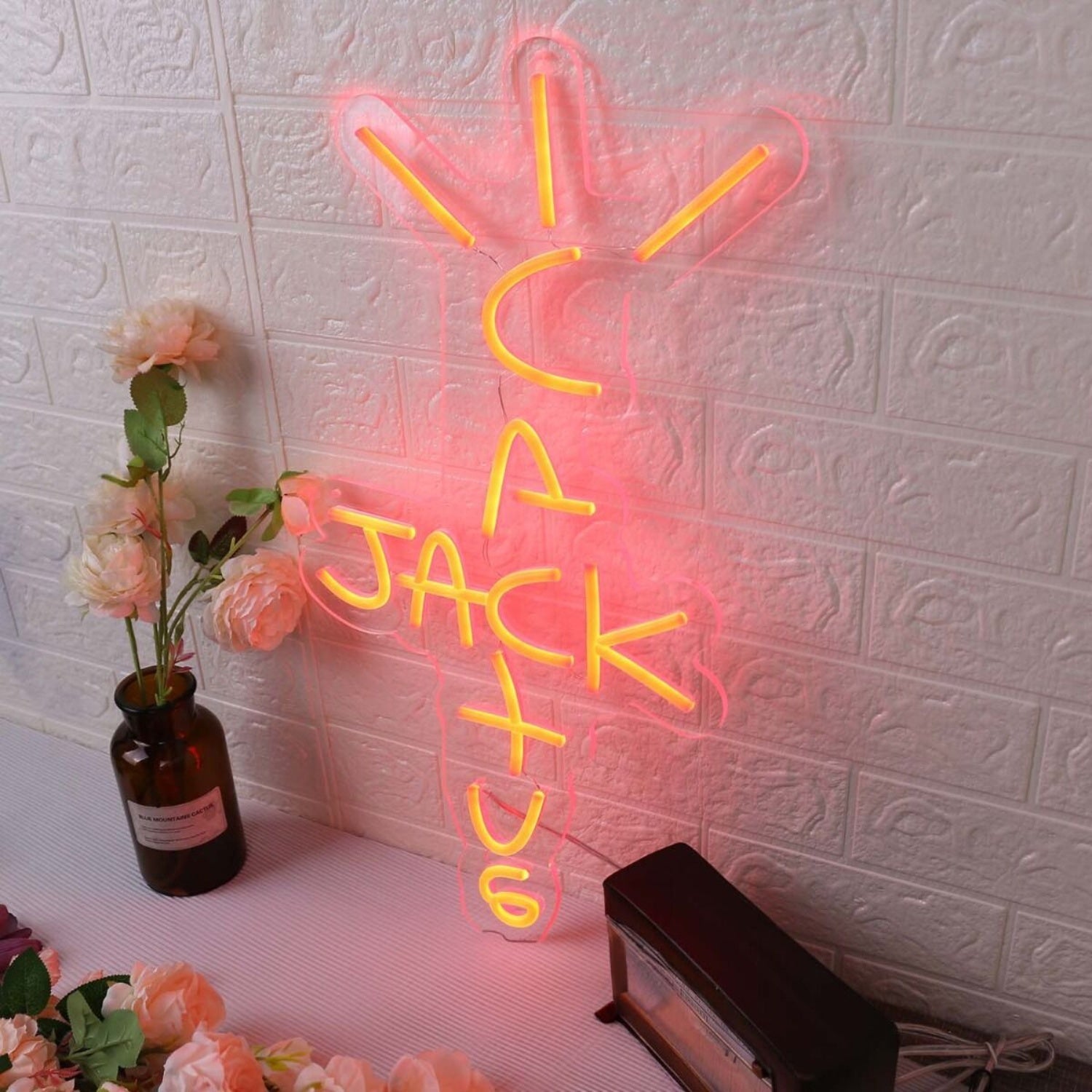 Cactus Jack Red Led Neon Sign - Shineneon