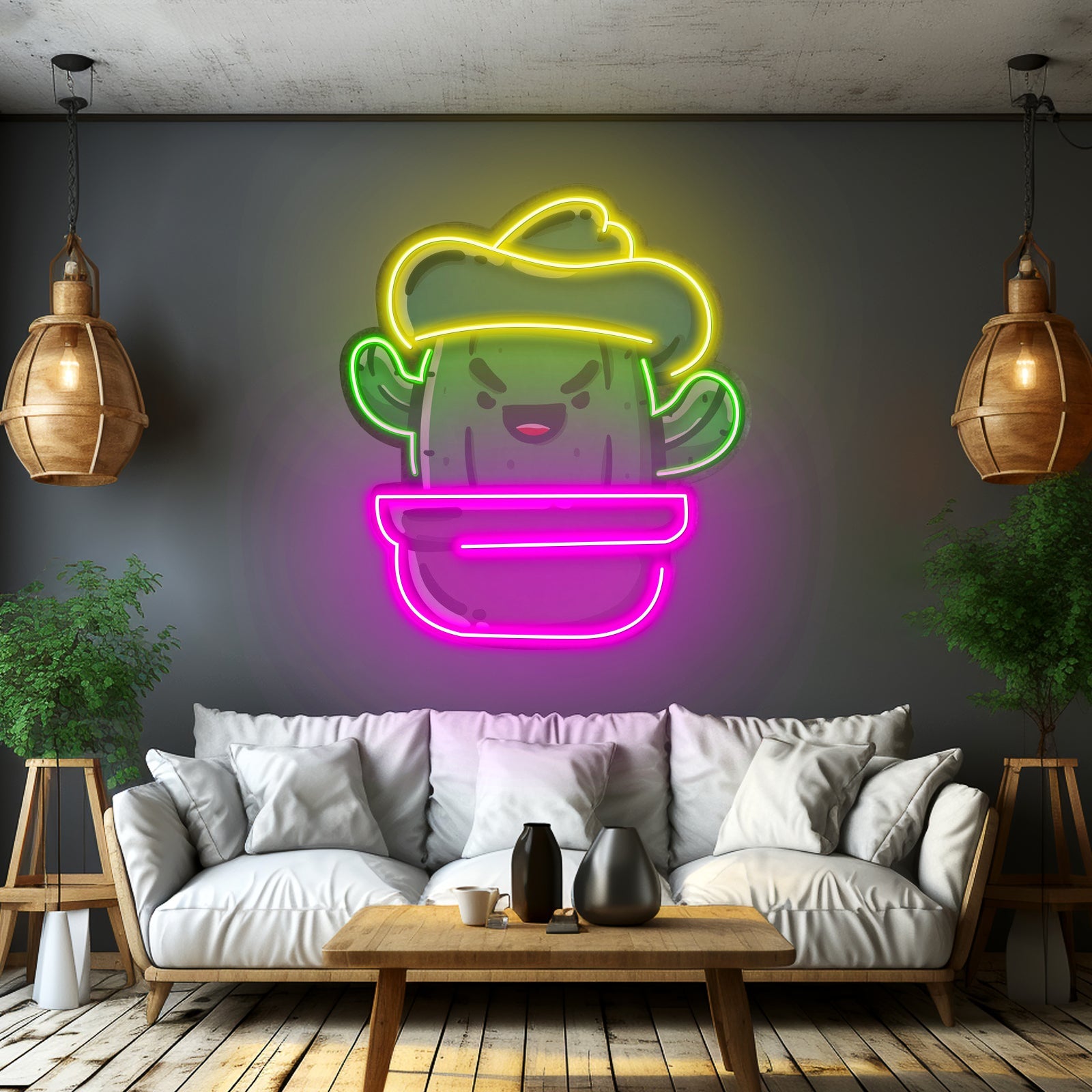 Cactus Led Neon Sign Light Custom Led Signs - Shineneon
