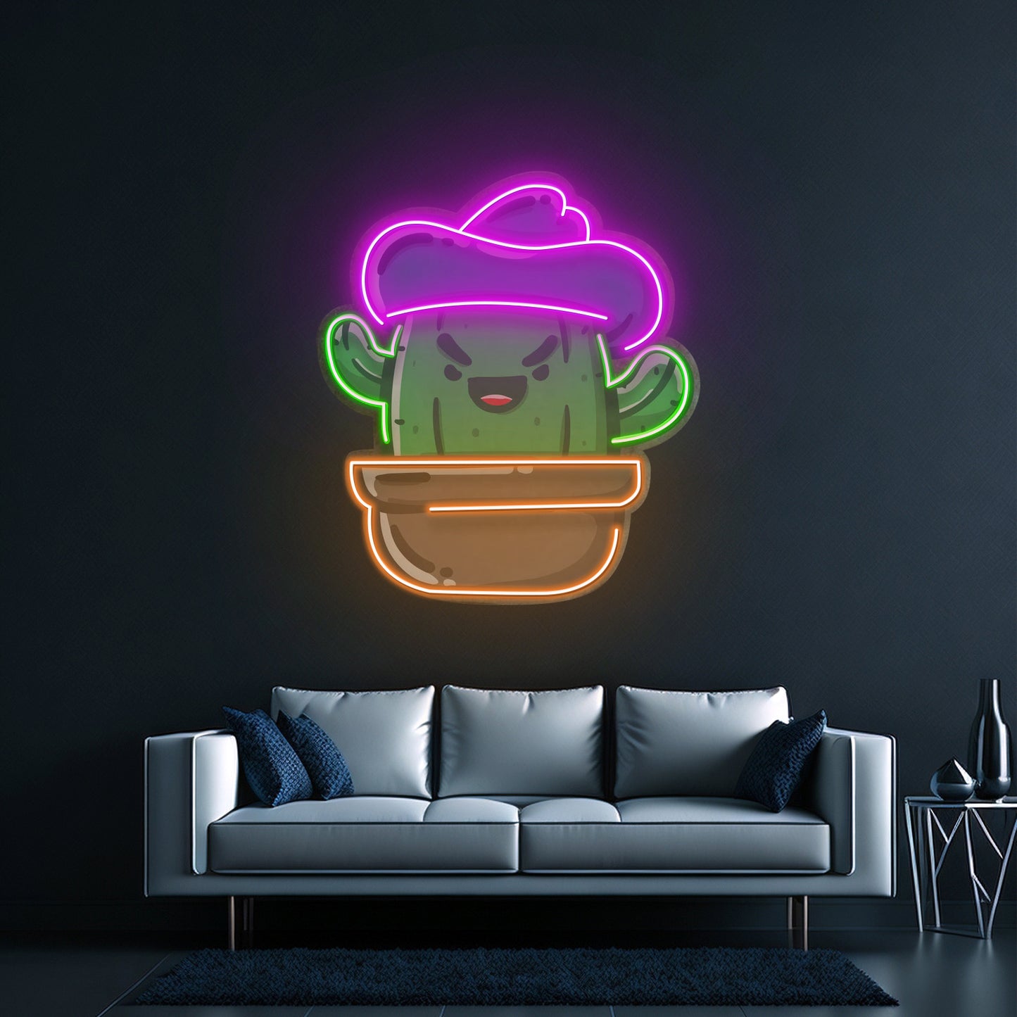 Cactus Led Neon Sign Light Custom Led Signs