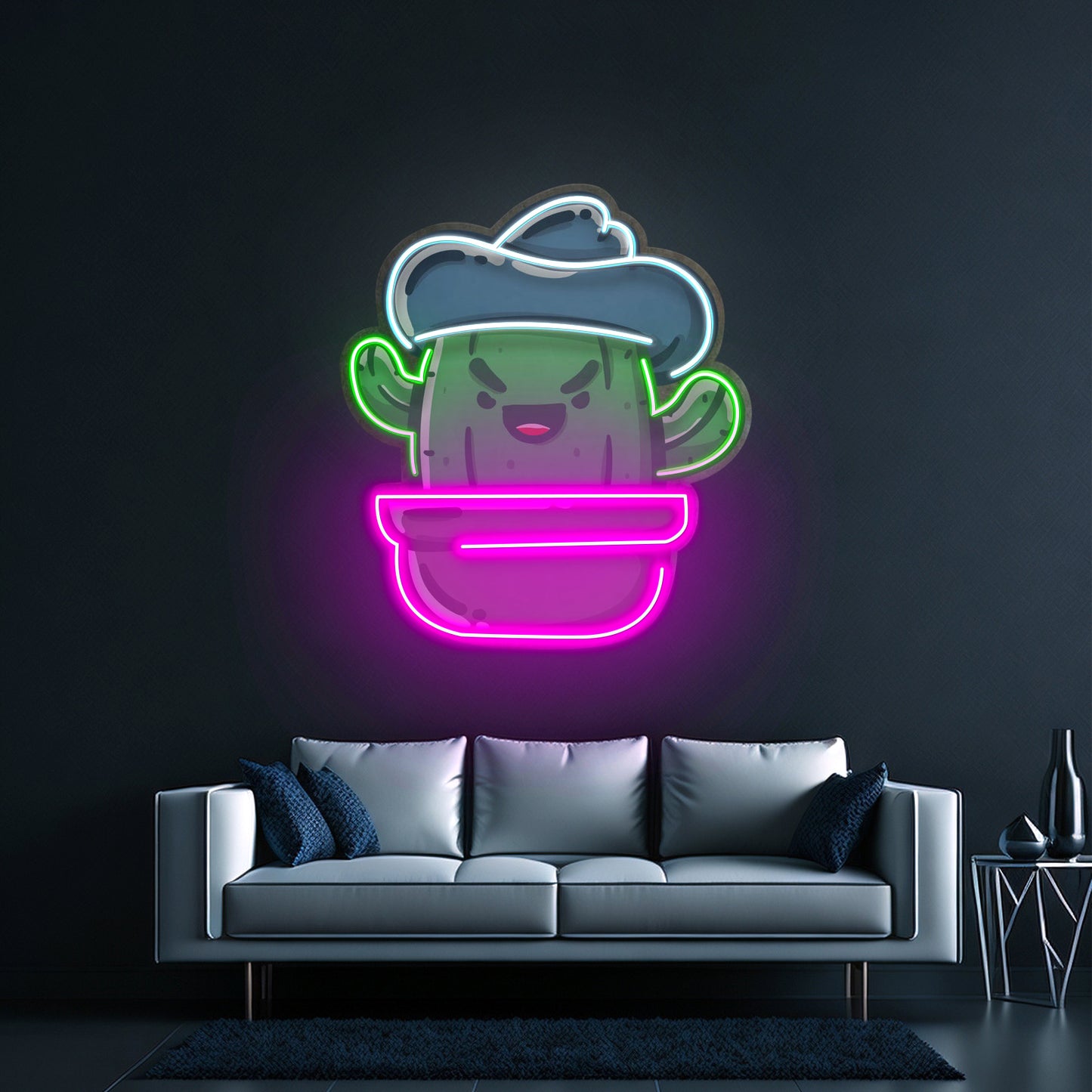 Cactus Led Neon Sign Light Custom Led Signs